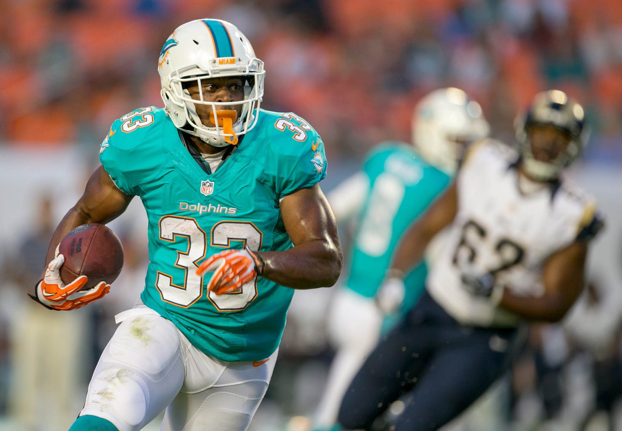 Cowboys worked out former Dolphins running back Daniel Thomas