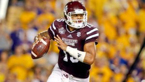 Dak Prescott is a very solid prospect from Mississippi State that can make NFL throws