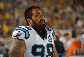 Carolina Panthers DT Star Lotulelei was carted off the field today