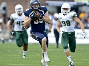 Beau Sandland is one of the top rated small school tight ends of this years draft class