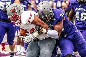 Central Arkansas defensive end Jonathan Woodard is a big and physical pass rusher