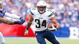 Running back Donald Brown has been released by the Chargers