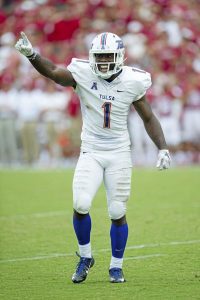 Tulsa safety Michael Mudoh will be attending the Texans local day