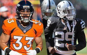 Broncos have signed two safeties. The team re-signed Shiloh Keo and signed former Raiders safety Brandian Ross