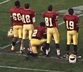 HS Football player Michael Oppong was suspended for kneeling 