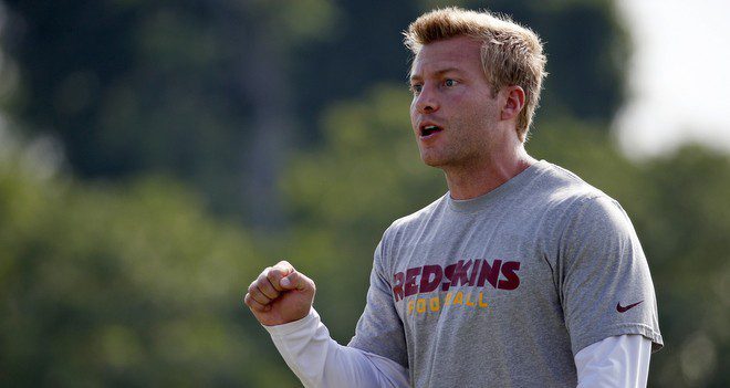 Sean McVay remembers plays he called back in 2015 for the Redskins, WATCH