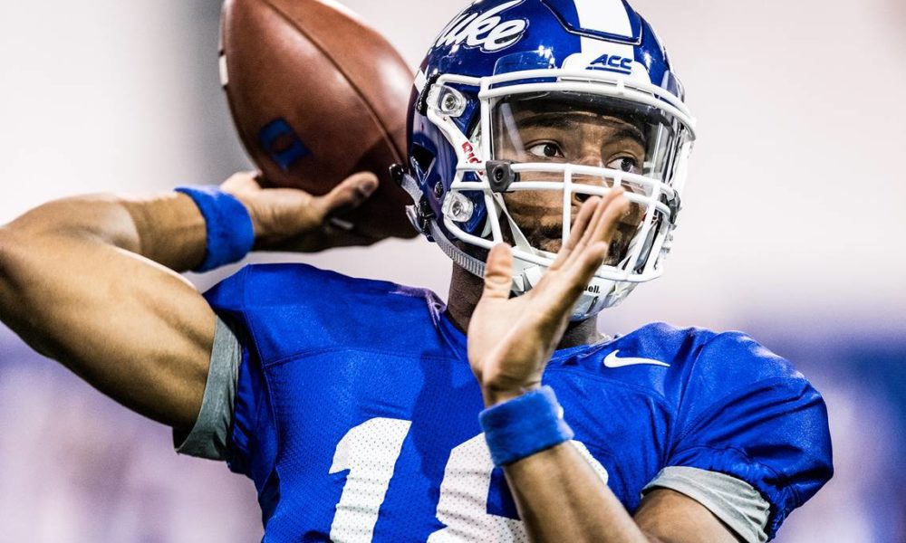 How football and family helped Duke quarterback Quentin Harris