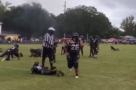 Youth Football players run for their lives 