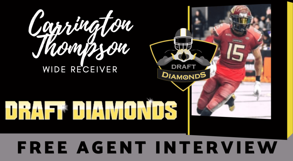 Carrington Thompson Free Agent Interview NFL Draft