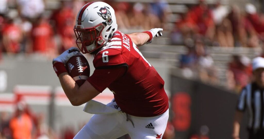 Cary Angeline North Carolina state tight end prospect interview