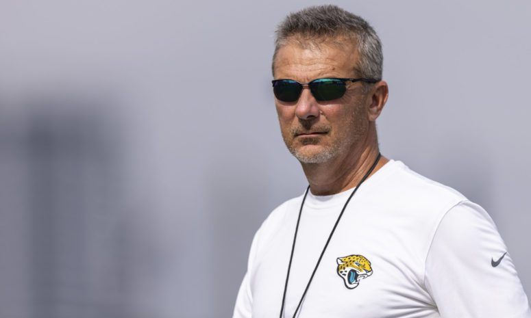 Jaguars coach Urban Meyer said he and general manager Trent Baalke took a player's vaccination status into consideration during final roster cuts.
