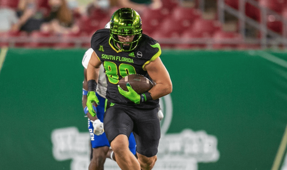 Mitchell Brinkman the big targeted tight end from the University of South Florida recently sat down with Justin Berendzen of Draft Diamonds.