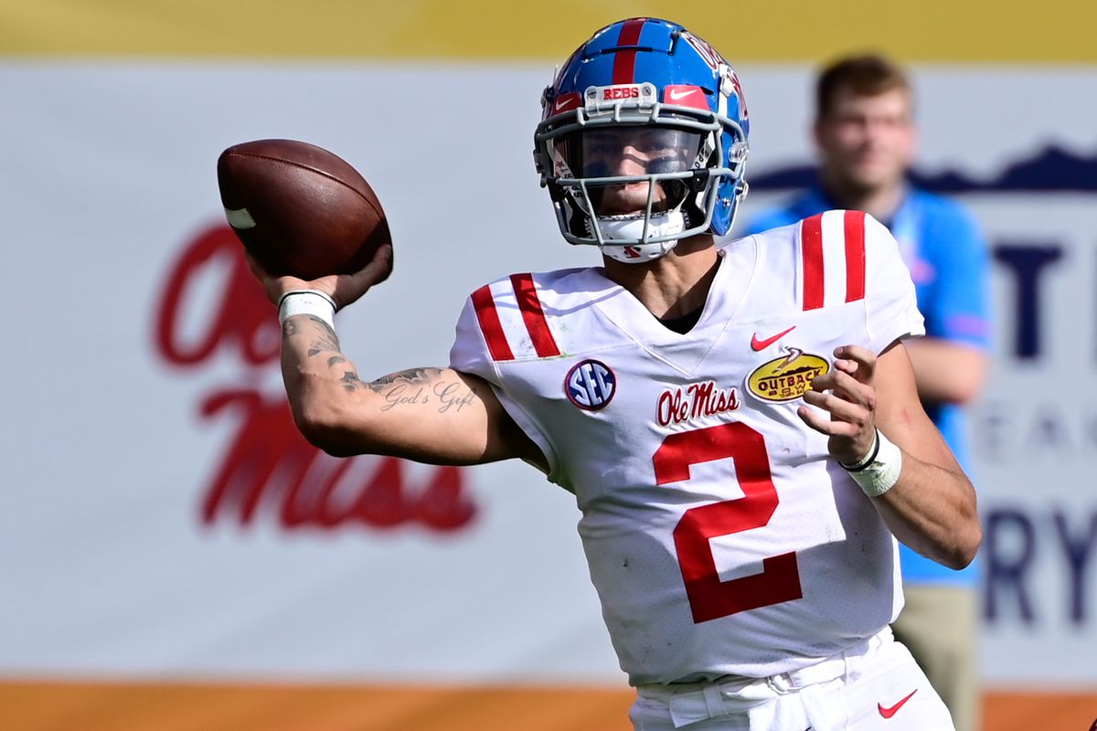 Ole Miss QB Matt Corral injures leg in bowl game, Should have opted out?
