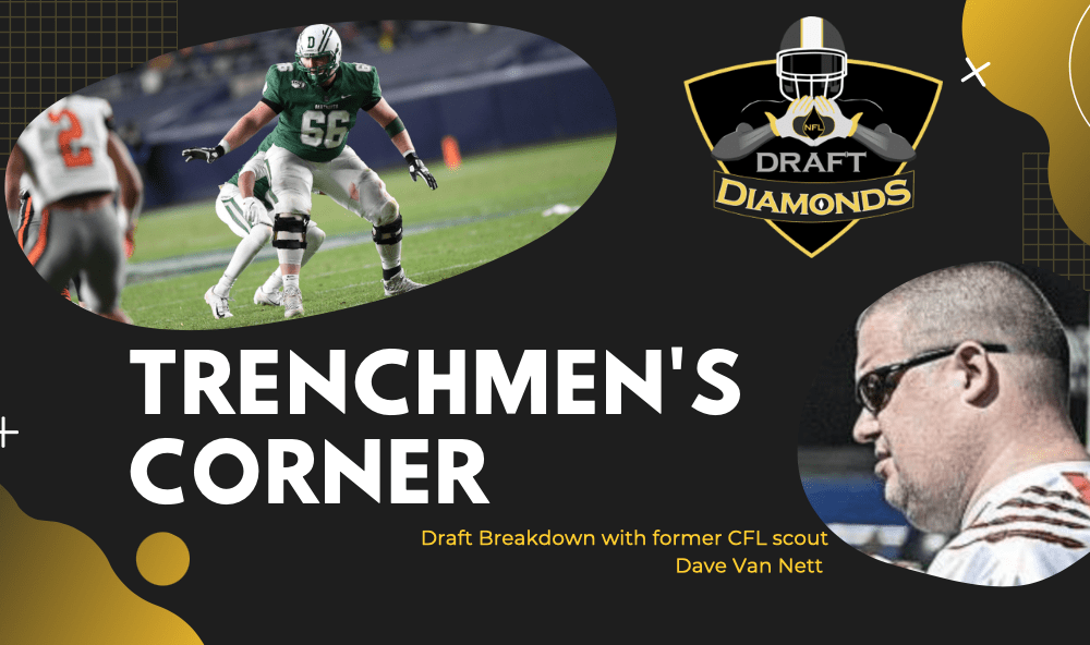 Dartmouth offensive lineman Calvin Atkeson is a player that former CFL scout Dave Van Nett is high on. Check out his Trenchmen's Corner.