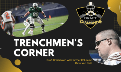 Dartmouth offensive lineman Calvin Atkeson is a player that former CFL scout Dave Van Nett is high on. Check out his Trenchmen's Corner.