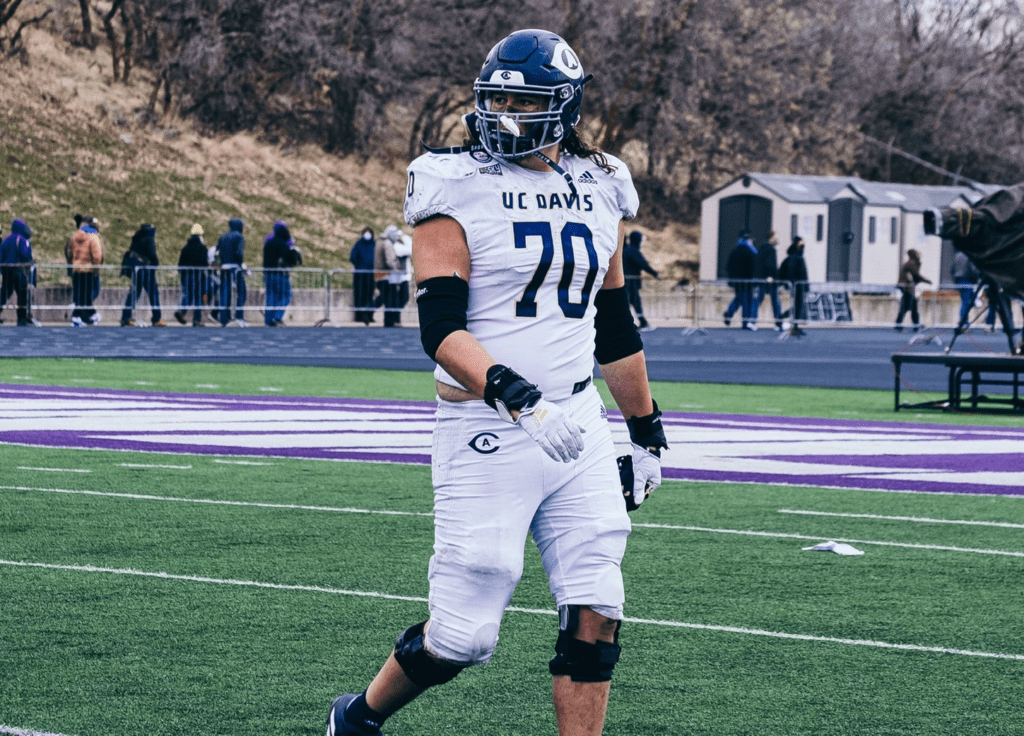 Colton Lamson is a mauler and the anchor on the UC Davis offensive line. He recently sat down with NFL Draft Diamonds writer Jimmy Williams.