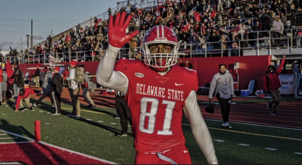 Trey Gross the physical wide receiver from Delaware State University recently sat down with NFL Draft Diamonds writer Justin Berendzen. 