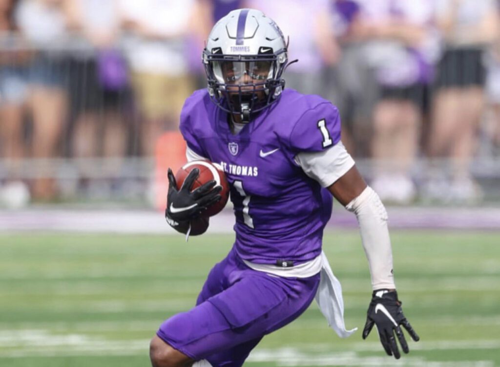 Isaiah Hall the speedy athlete from the University of St. Thomas recently sat down with NFL Draft Diamonds owner Damond Talbot. 