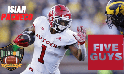 Isiah Pacheco the standout running back from Rutgers University recently sat down with Damond Talbot for this Hula Bowl Spotlight, presented by Five Guys.