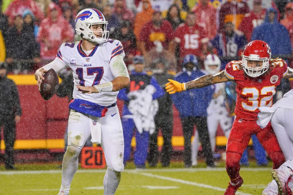 Josh Allen and the Bills put on quite a show but fell short. The fans were tuned in  to watch the overtime. 