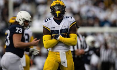 David Ojabo out of Michigan had a fantastic 2021 season with 11 sacks. He is a long framed athlete who wins with great technique and is an all round Edge defender. Ojabo has a great chance of going in the first round, let us know what you think of his game.