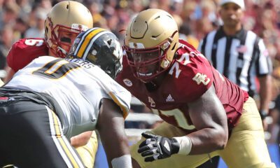 Boston College's Guard Zion Johnson has probably the best technique I've seen since Quenton Nelson. And I believe Johnson will become a star in the NFL.