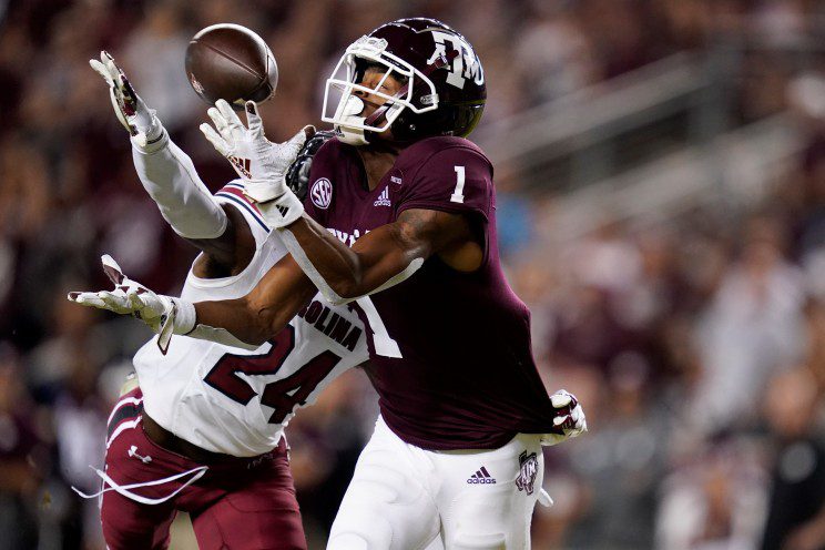 Texas A&M receiver Demond Demas is facing a charge of assault/family violence following an arrest and accusation of assaulting his girlfriend