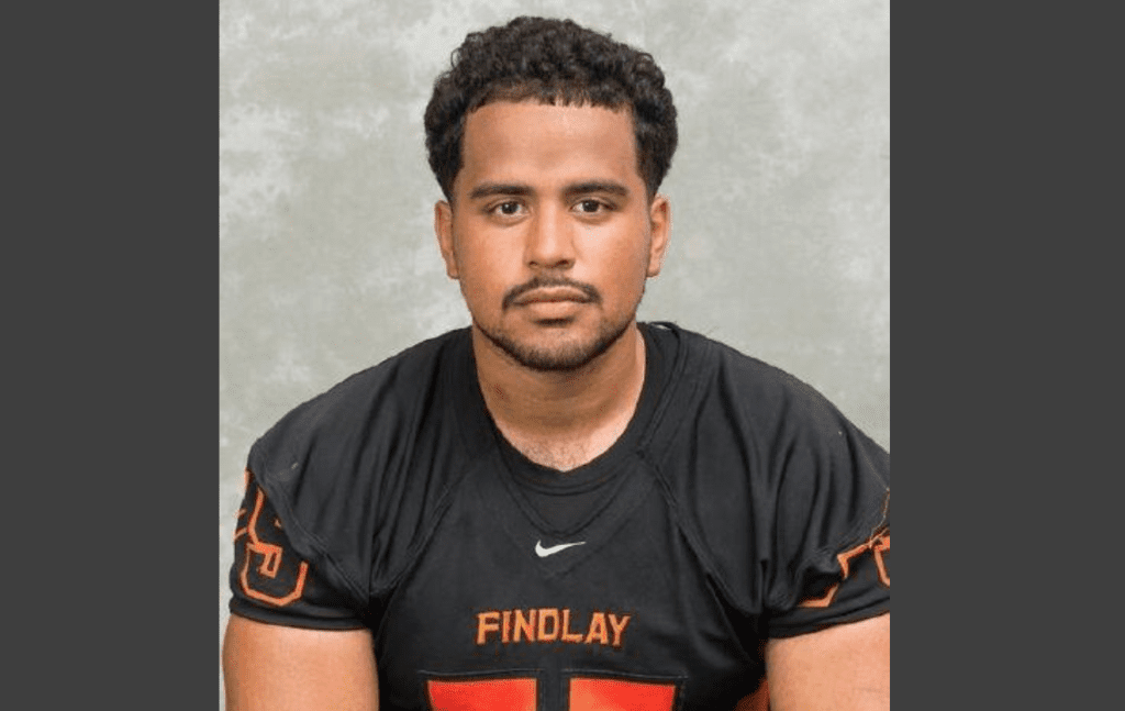 The University of Findlay in Ohio is mourning the death of former starting offensive lineman Miles Davis, who was found dead at his home.