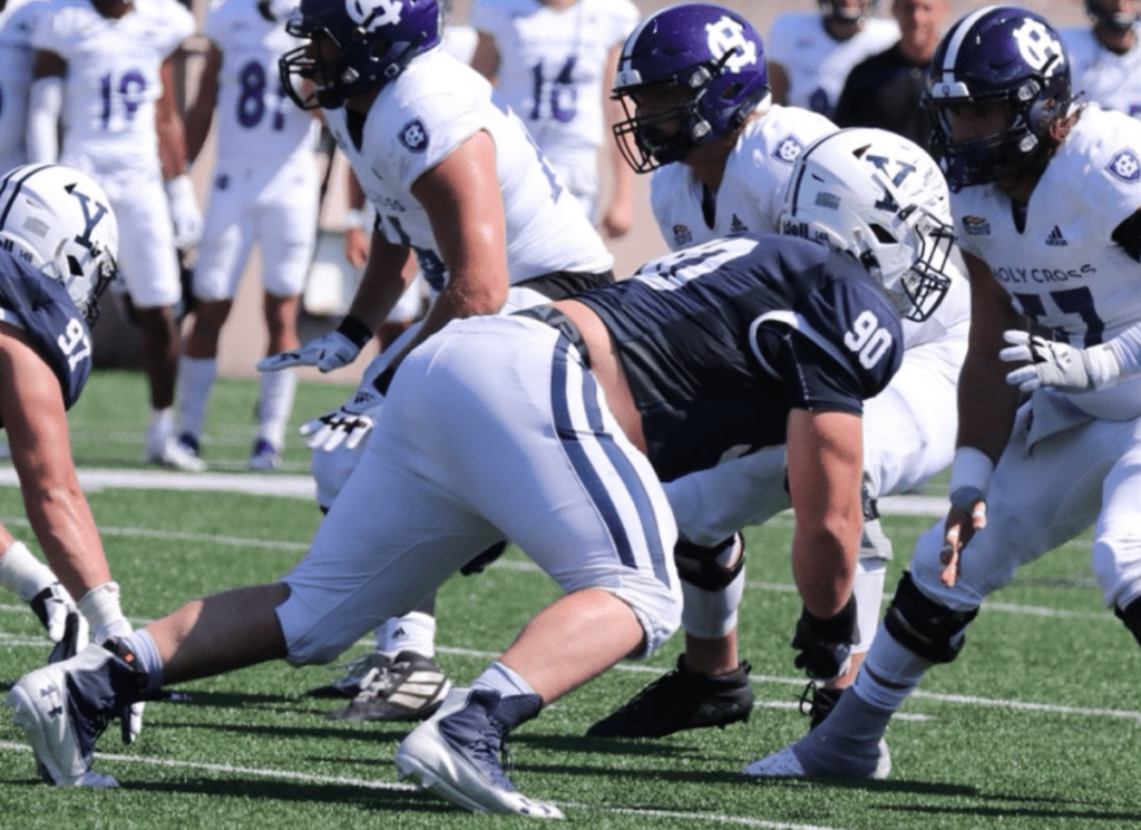 Adam Raine is a dominant Ivy League run defender from England who plays for the Yale Bulldogs. He recently sat down with NFL Draft Diamonds writer Jimmy Williams.