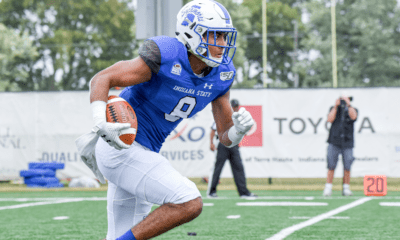 Dante Hendrix is a big physical receiver for Indiana State's offense. He recently sat down with NFL Draft Diamonds writer Jimmy Williams.