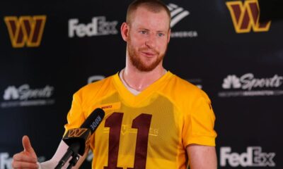 FCS quarterback Carson Wentz made the initial 53 man roster for the Commanders