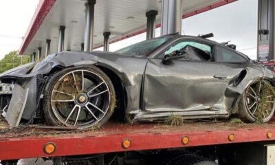 Browns star pass rusher Myles Garrett was involved in a single car accident where his Porsche flipped several times