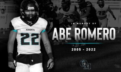 New Mexico high school football player Abe Romero dies from an injury he suffered earlier in the season