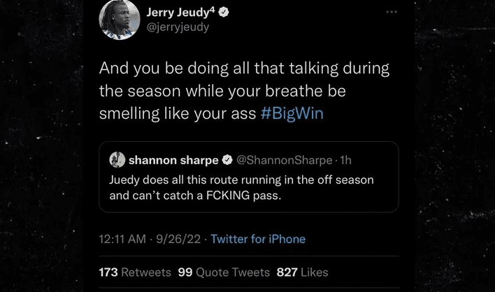 BRONCOS' JERRY JEUDY Claps Back At Sharpe ... 'YOUR BREATHE BE SMELLING LIKE YOUR ASS'