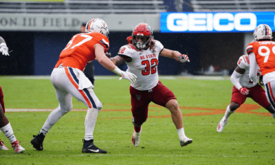 Drake Thomas is a strong-nosed downhill linebacker for North Carolina State. He looks to solidify his NFL Draft stock with great outing this season. Hula Bowl scout Derrick Deen breaks down Thomas in this article.