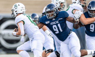 Ikenna Enechukwu is the star edge rusher at Rice University. With his quickness and length, he's one to keep an eye on this season. This NFL Draft Report was written by Hula Bowl scout Matthew Swanson.