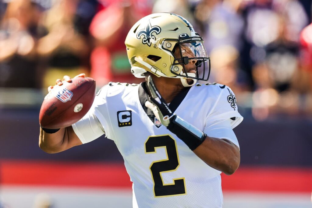 Quarterback Jameis Winston made a blistering start to the 2021 season, helping the Saints to five wins in their opening seven games.