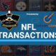 NFL Transactions for Today! Every day we track each and every roster cut, trade, workout, and signing here on NFL Draft Diamonds. NFL Transactions is presented by Custom Comet! They are the Official