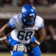 Kenneth Horsey possesses elite length and quality balance as an offensive lineman for the Kentucky Wildcats. Hula Bowl scout, Bryan Ault breaks down Horsey's strengths and weaknesses as an NFL Prospect in this article.