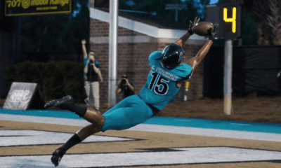 Sam Pinckney has been a valuable target over the years, recently transferring to Coastal Carolina from Georgia State. Hula Bowl scout Victor Horn breaks down the strengths and weaknesses of Pinckney as an NFL Prospect in this article.