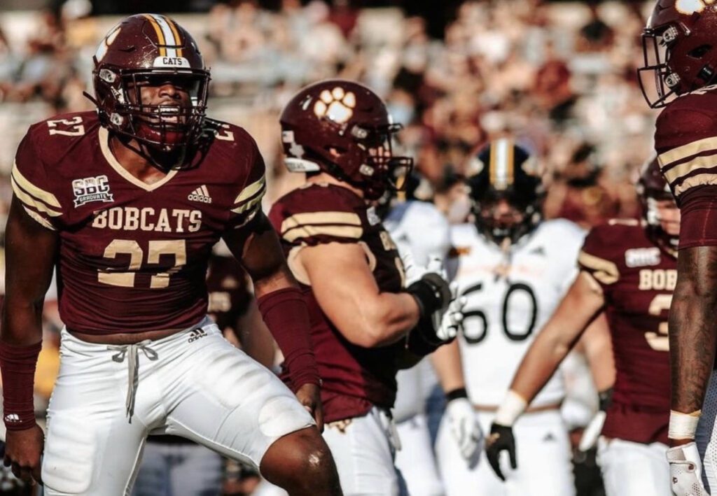 London Harris the hard-hitting linebacker from Texas State University recently sat down with NFL Draft Diamonds scout Justin Berendzen.