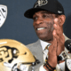 Deion Sanders tells the Colorado players when he meets them to jump in the portal because he is bringing his luggage with him