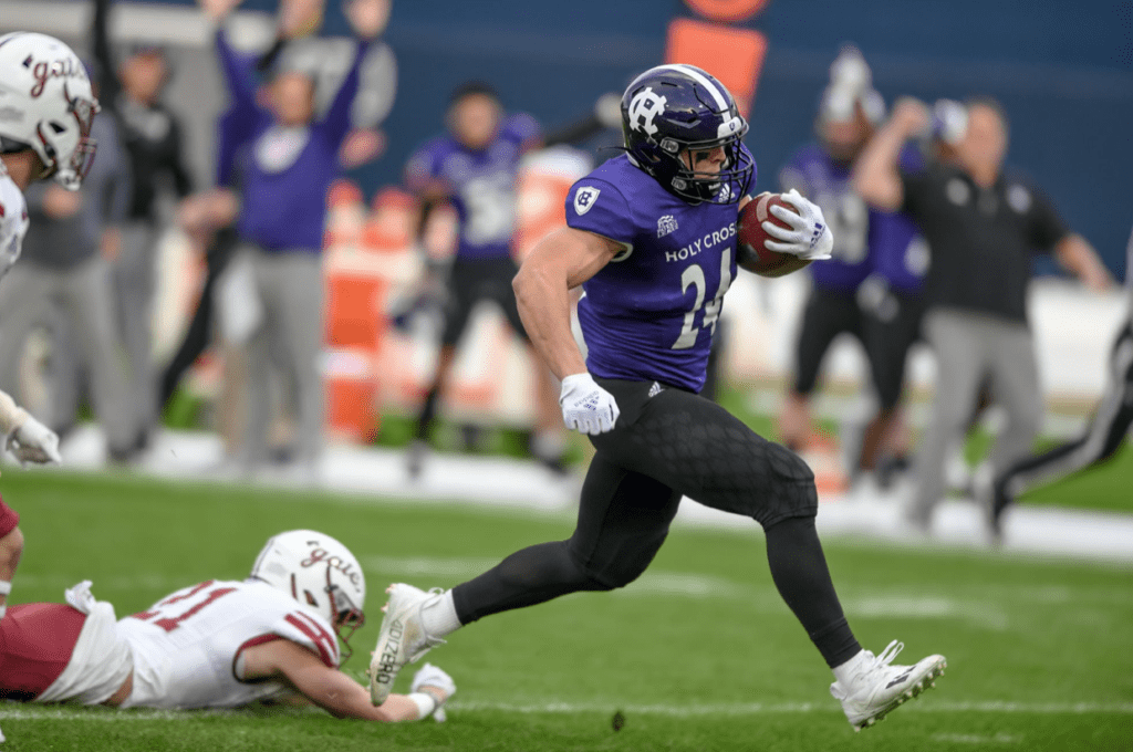 Peter Oliver is a very strong, bruising back for Holy Cross who's a renaissance man off the field with many talents. He recently sat down with NFL Draft Diamonds writer Jimmy Williams. 