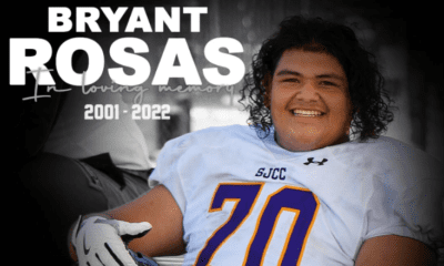 Benedictine College football star Bryant Rosas was killed in car accident driving home for break