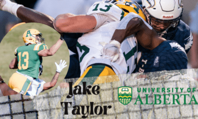 Jake Taylor the versatile rover prospect from the University of Alberta recently sat down with NFL Draft Diamonds scout Jimmy Williams
