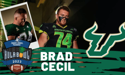 South Florida center Brad Cecil is one of the most veteran centers in all of college football. The USF Bulls anchor has started a ton of games for the Bulls