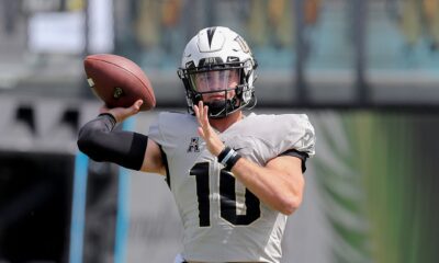 John Rhys Plumlee Scouting Report, Can the UCF Knights gunslinger improve his draft stock with another solid year.