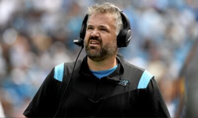 Matt Rhule claims the Carolina Panthers are still refusing to pay his severance pay after he was fired by the team and later hired by Nebraska.