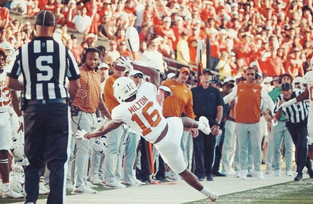 Tarique Milton the physically gifted wide receiver from The University of Texas recently sat down with Justin Berendzen of NFL Draft Diamonds