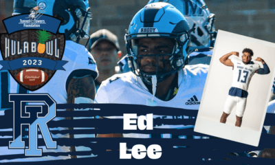 Rhode Island wide receiver Ed Lee had a huge week at the 2023 Hula Bowl as a speedy slot receiver. Lee has the ability to return kicks